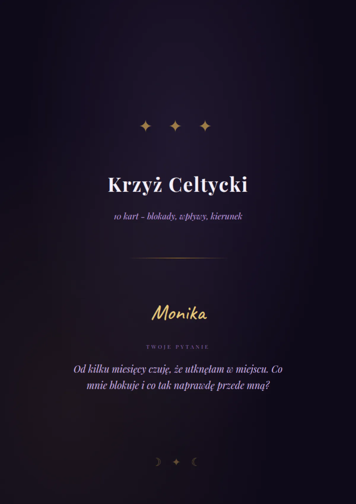 Przykładowa okładka odczytu PDF - Krzyż Celtycki