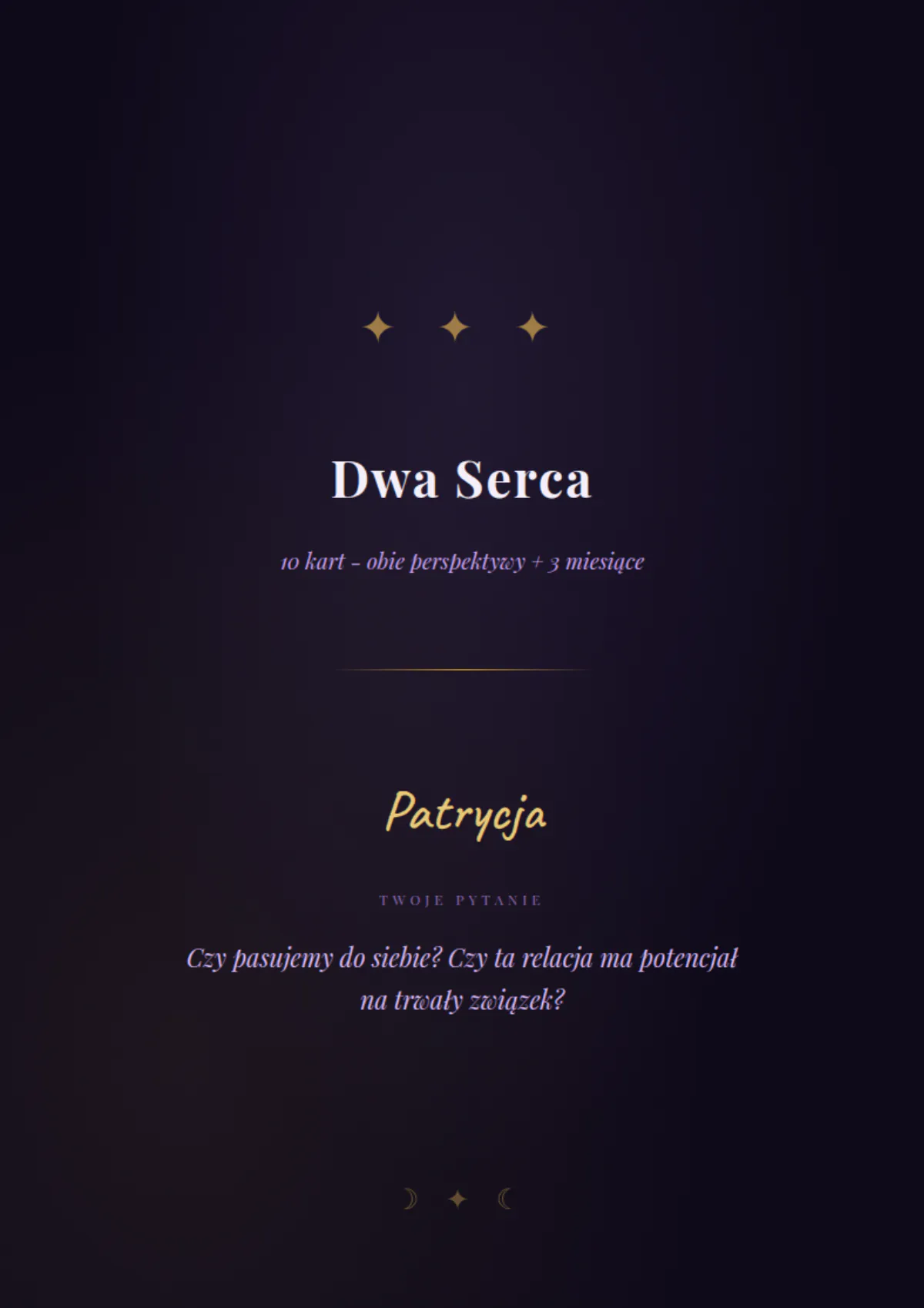 Przykładowa okładka odczytu PDF - Dwa Serca